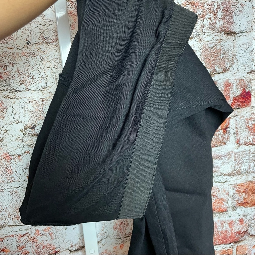 Skinny Girl Beverly Hills Flare Black High Rise Pull On Pants 27/4 - Picture 6 of 7